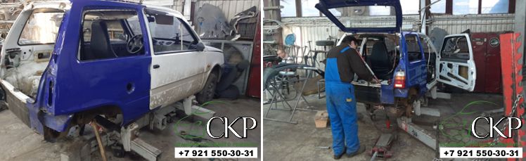 Восстановление кузова Ока (ВАЗ 1111) в СПб от компании СКР
