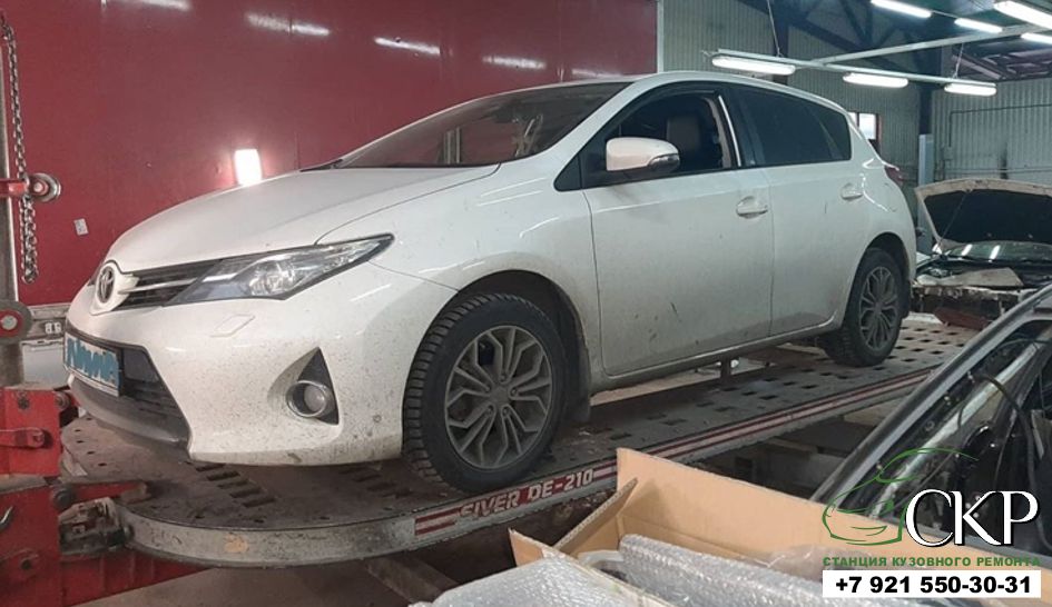 Кузовной ремонт порога Тойота Аурис (Toyota Auris) в СПб от компании СКР